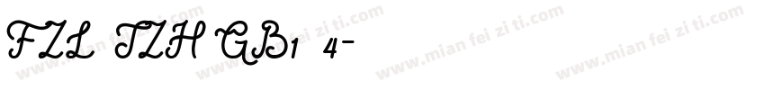 FZL TZH GB1 4字体转换